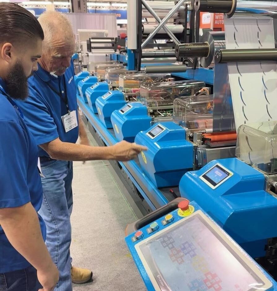 LED flexo printing